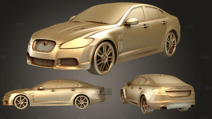 Jaguar XFR 2011 stl model for CNC